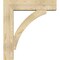 Ekena Millwork Thorton Block Rough Sawn Bracket w/ Offset Brace, Douglas Fir, 8"W x 32"D x 36"H BKT0806X32X36THR05RDF - alternate 4